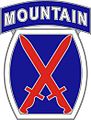 10th Mountain Division (Light Infantry) patch