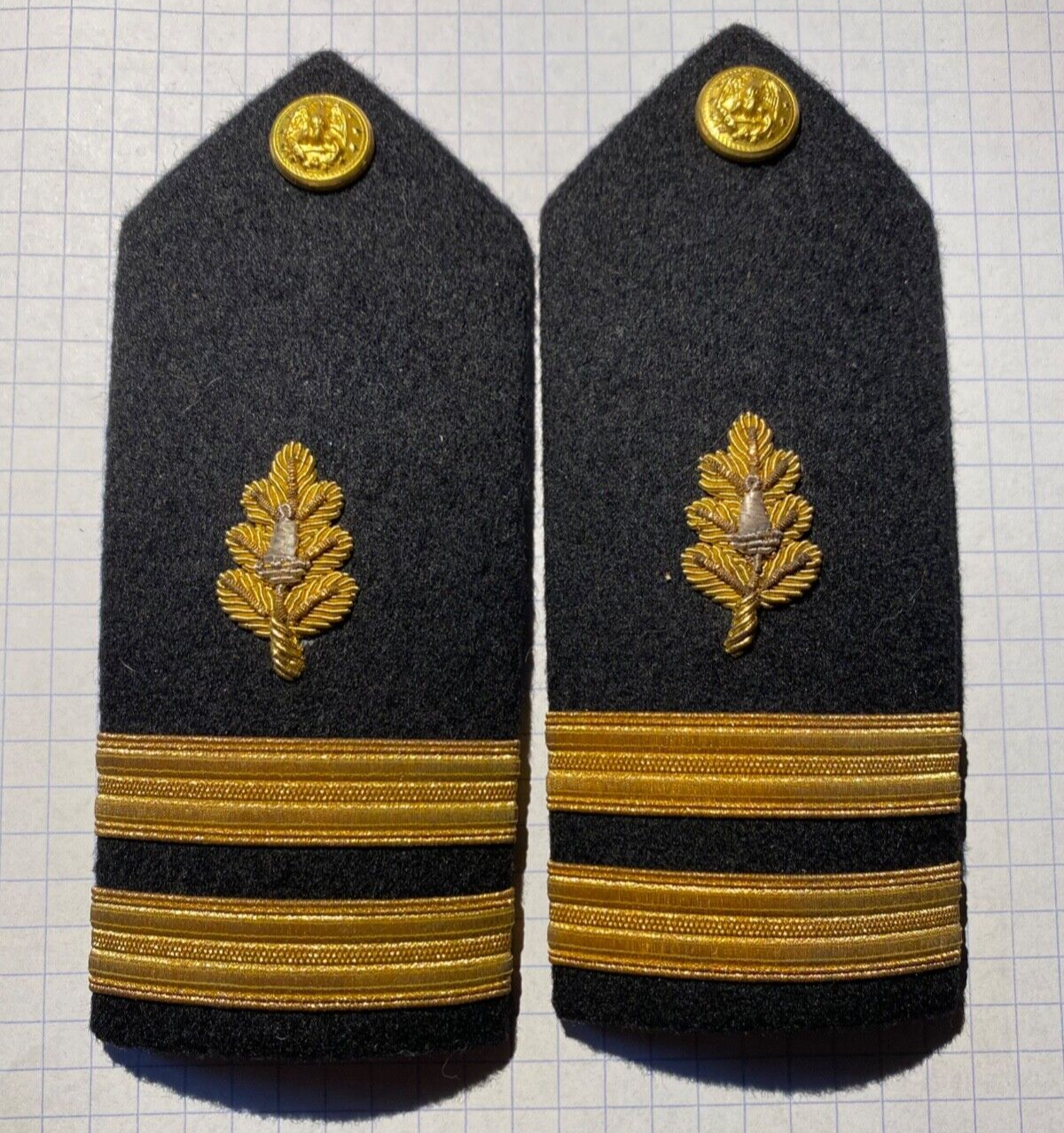 US Navy Medical Service Officer Shoulder Boards