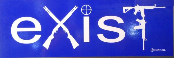 EXIST BUMPERSTICKER - FREE SHIPPING
