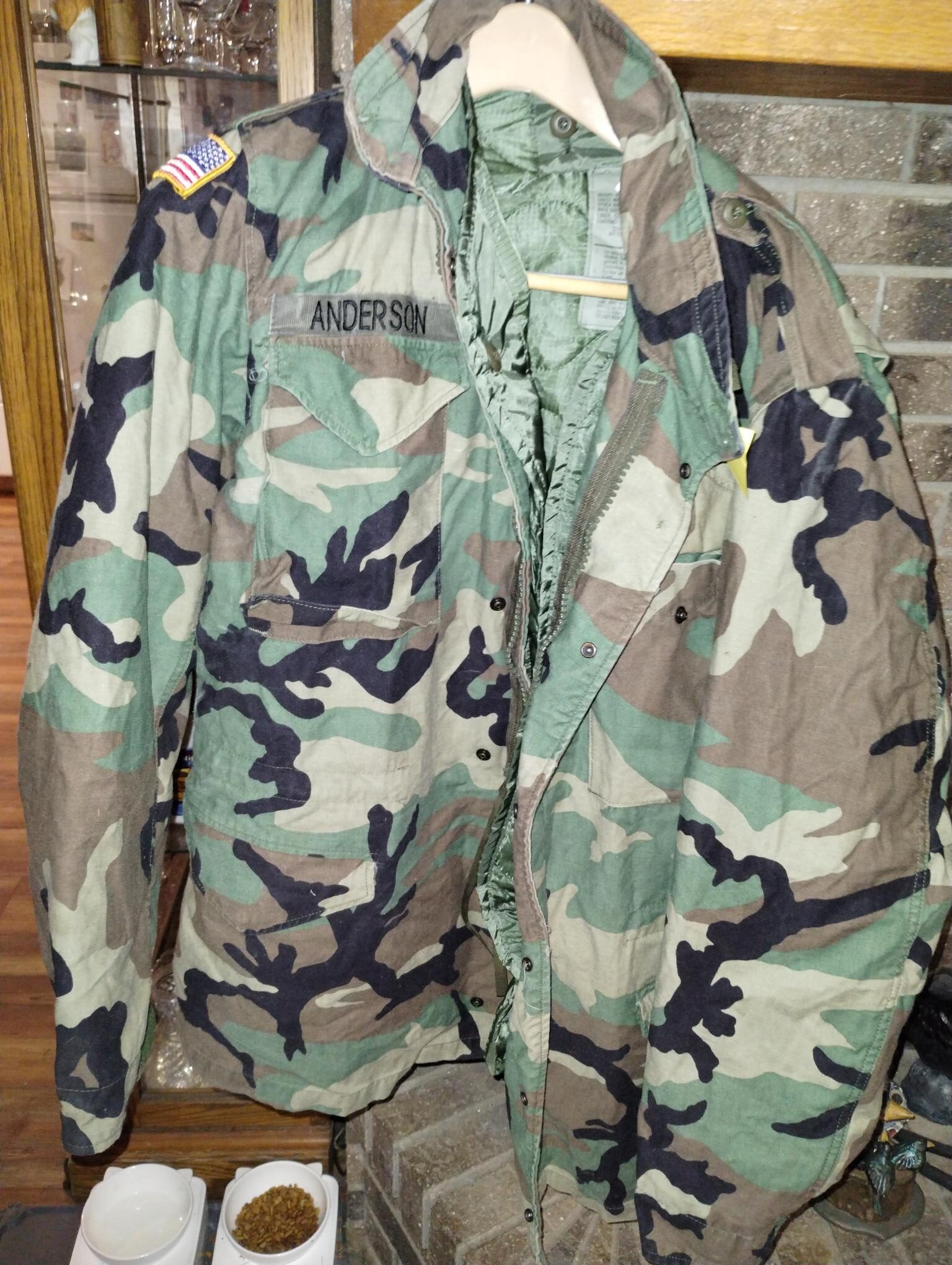 M-65 BDU WOODLAND FIELD JACKET USED CONDITION, VARIOUS SIZES