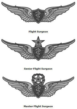 ARMY AIR FORCE MASTER FLIGHT SURGEON WINGS