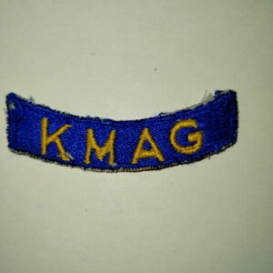 ORIGINAL KMAG (Korean Military Advisory Group) TAB FOR DRESS UNIFORM