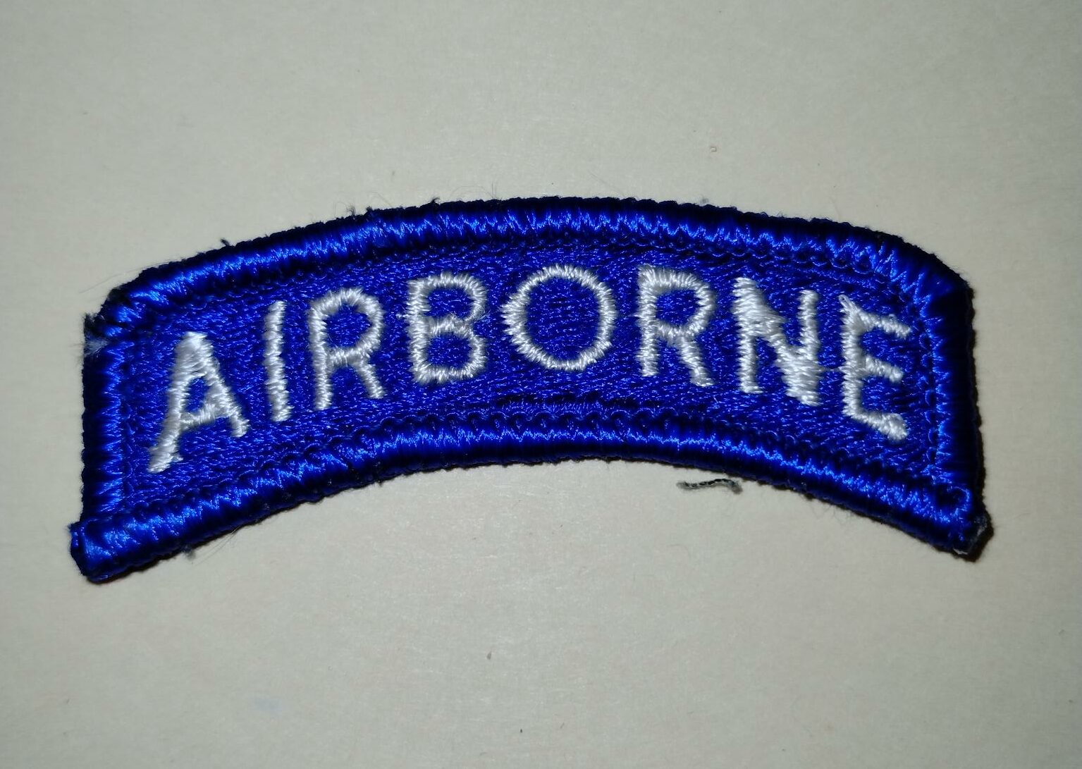 AIRBORNE (BLUE/WHITE) TAB FOR DRESS UNIFORM