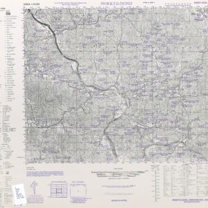 1:50,000 MAP HYON-NI REPUBLIC OF KOREA DTD 1967 3321 I
