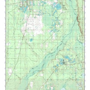 1:50,000 MAP FT MCCOY, WI DTD 1983