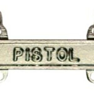 US ARMY PISTOL TAB CHROMED