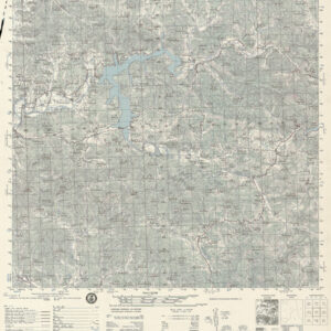 1:50,000 MAP Republic of Korea, ANDONG SHEET 3419 II DTD 1968
