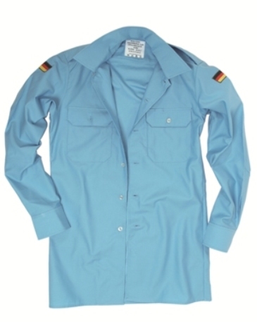 SHIRT EAST GERMAN PALE GREEN, SIZE 41N