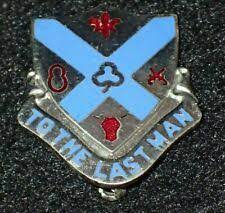 135TH INF BATTALION "TO THE LAST MAN" UNIT CREST
