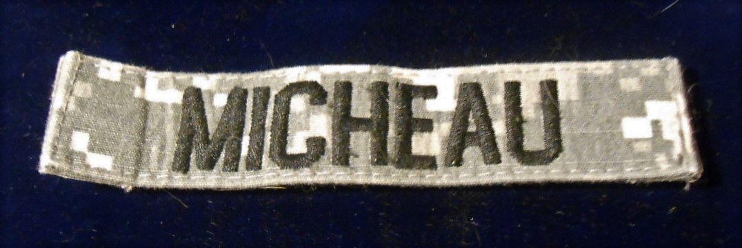 ACU US ARMY VELCRO NAME TAPES