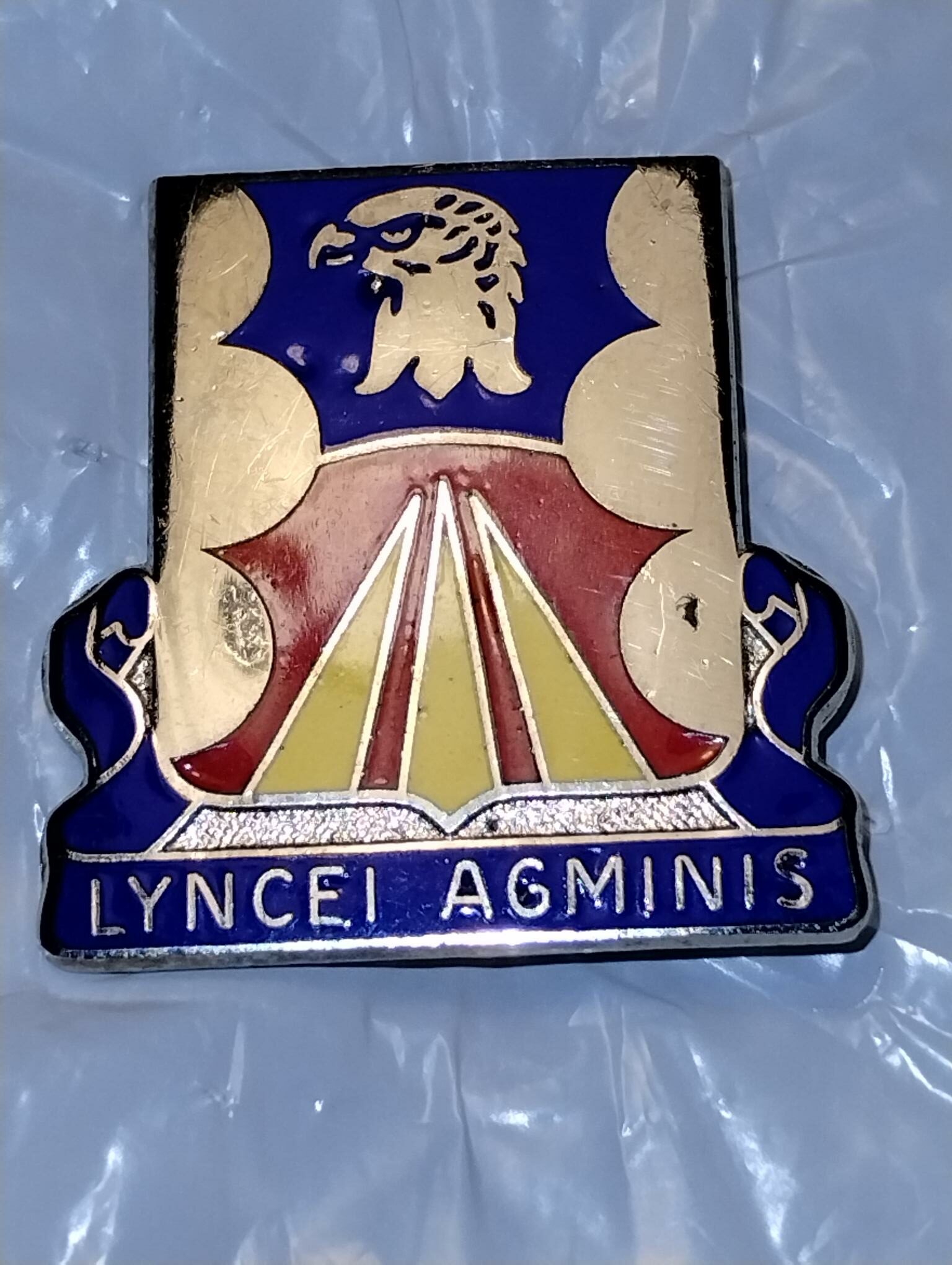 147th Aviation Battalion Unit Crest "LYNCEI AGMINIS" UNIT CREST