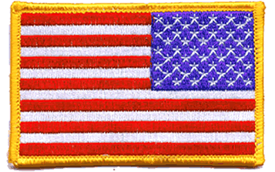 USA FLAG PATCH (REVERSED)
