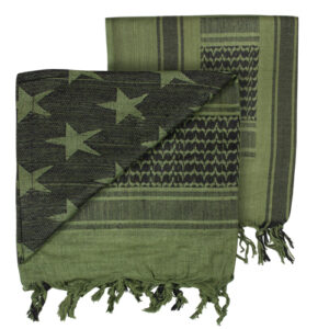 FOX TACTICAL SHEMAGHS OD/BLACK STARS