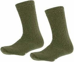 GI ISSUE GREEN SOCKS USED. CLEANED AND PAIRED