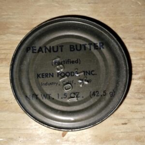 MEAL, COMBAT INDIVIDUAL C-RATIONS, SIDE DISH PEANUT BUTTER