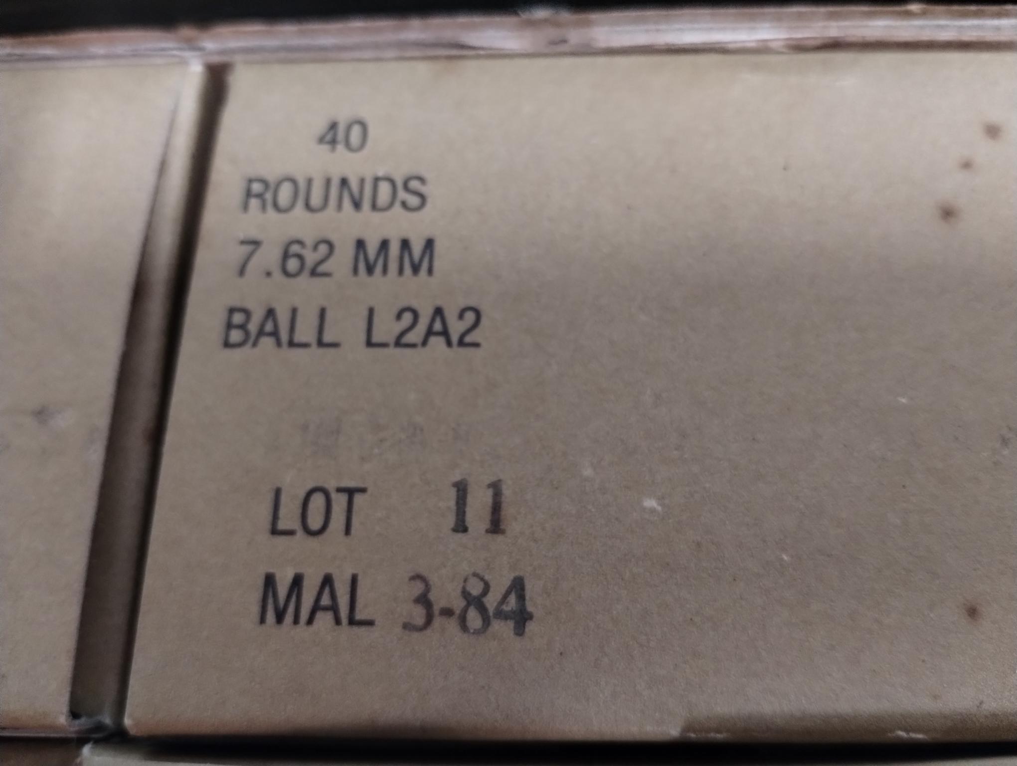 Case of .308 FMJ Military surplus 540 rounds per steel ammo can Magazine not included - Image 4