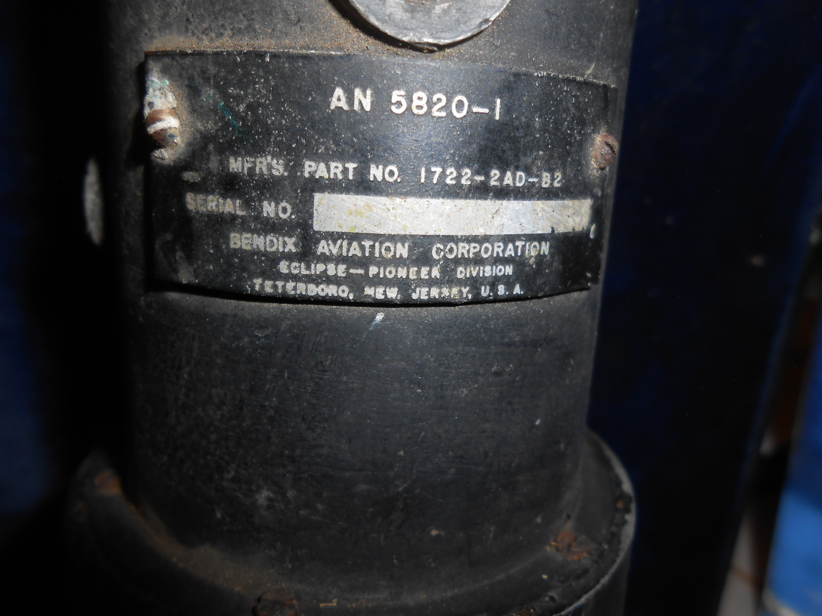 BENDIX AVIATION TURN BANK INDICATOR / AN-5820-1 #1 - Image 4