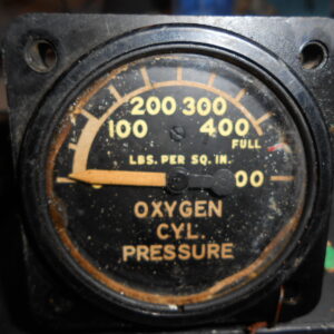 Aircraft Oxygen Cylinder Pressure Gauge