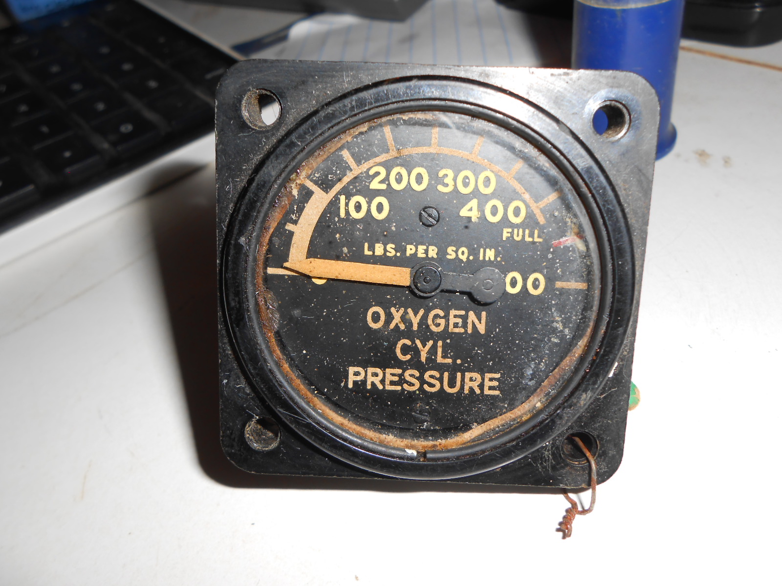 Aircraft Oxygen Cylinder Pressure Gauge - Image 4