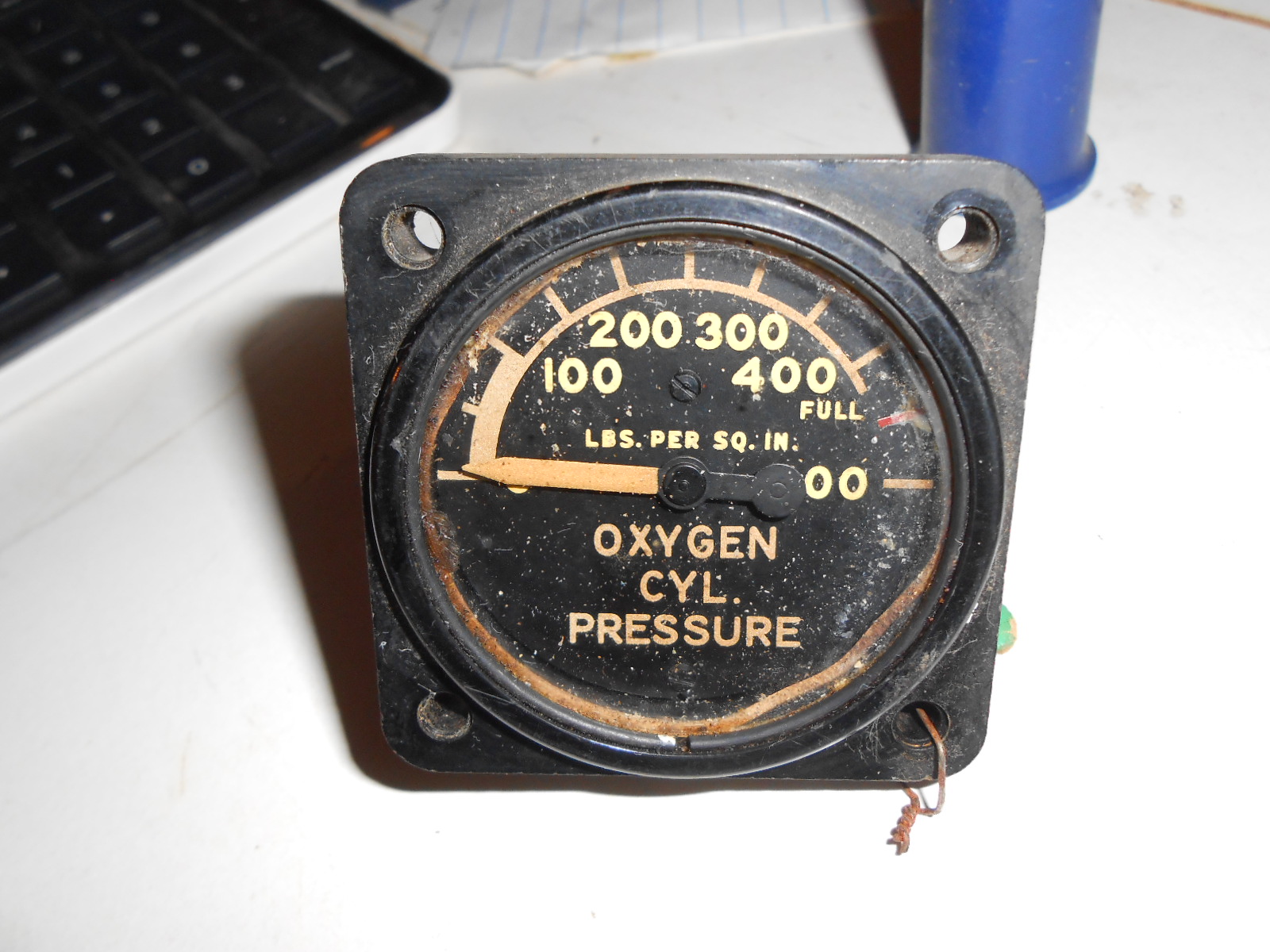 Aircraft Oxygen Cylinder Pressure Gauge - Image 2