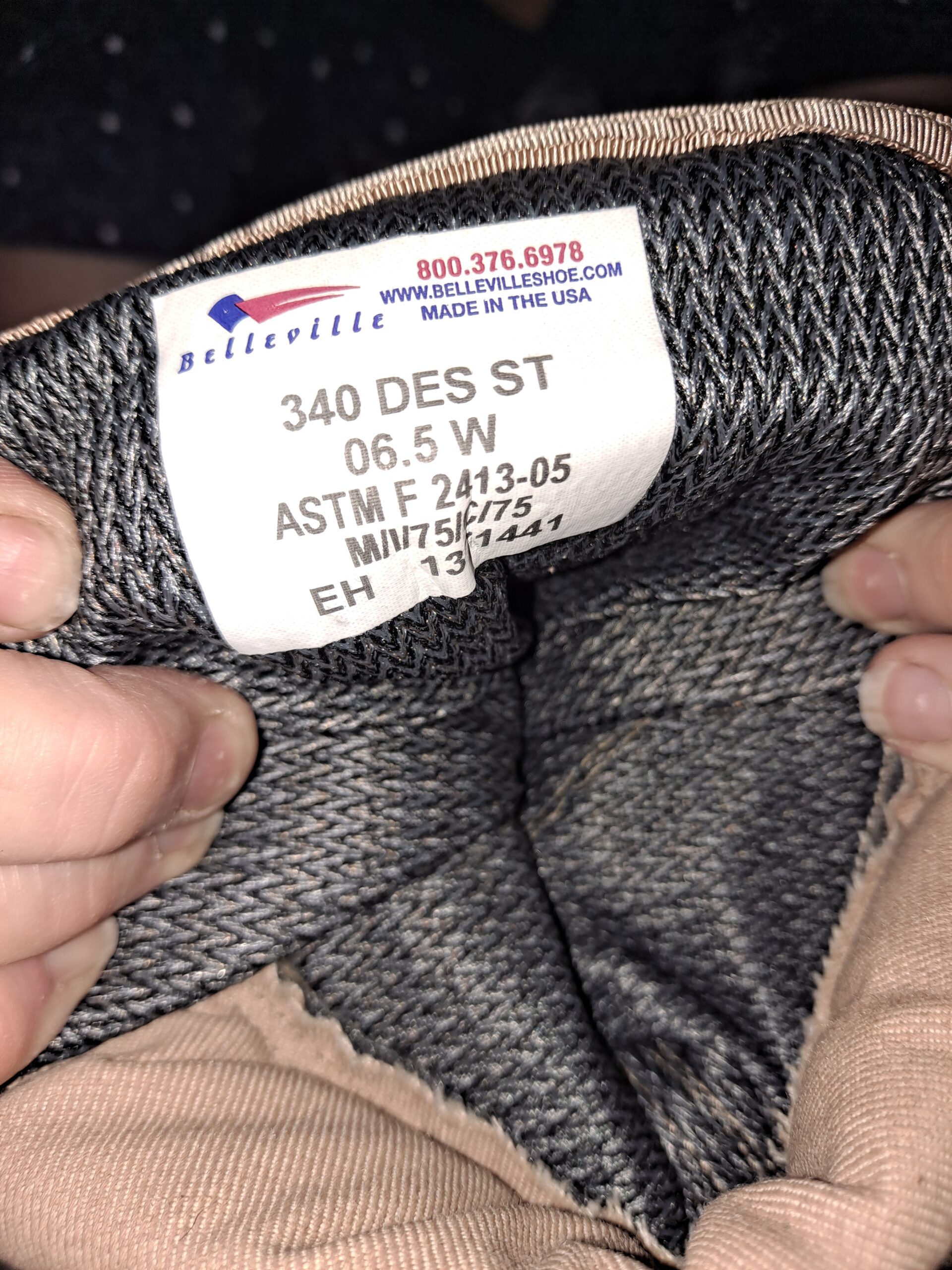 Boots, Tan made by Belleville - Image 6