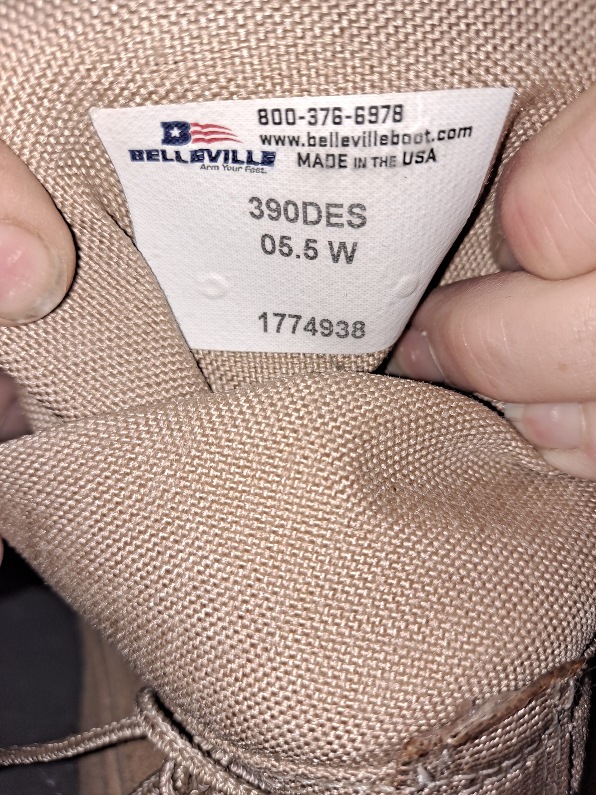 Boots, Tan made by Belleville - Image 8