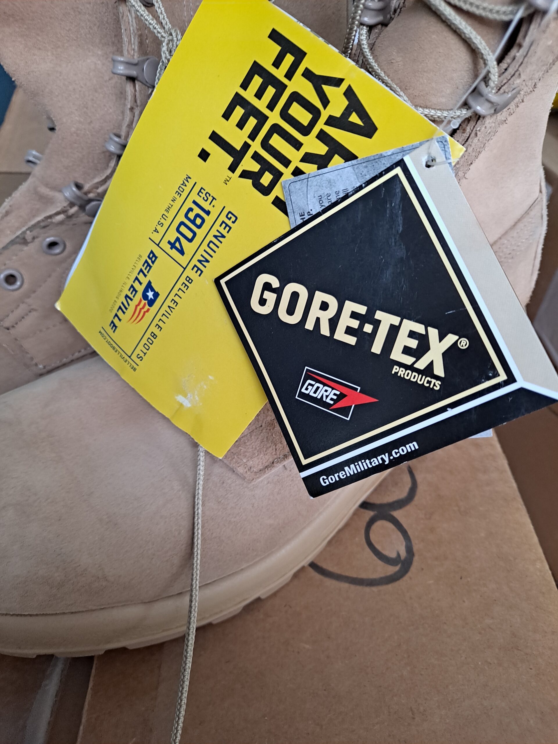 Boots, Tan made by Belleville - Image 11