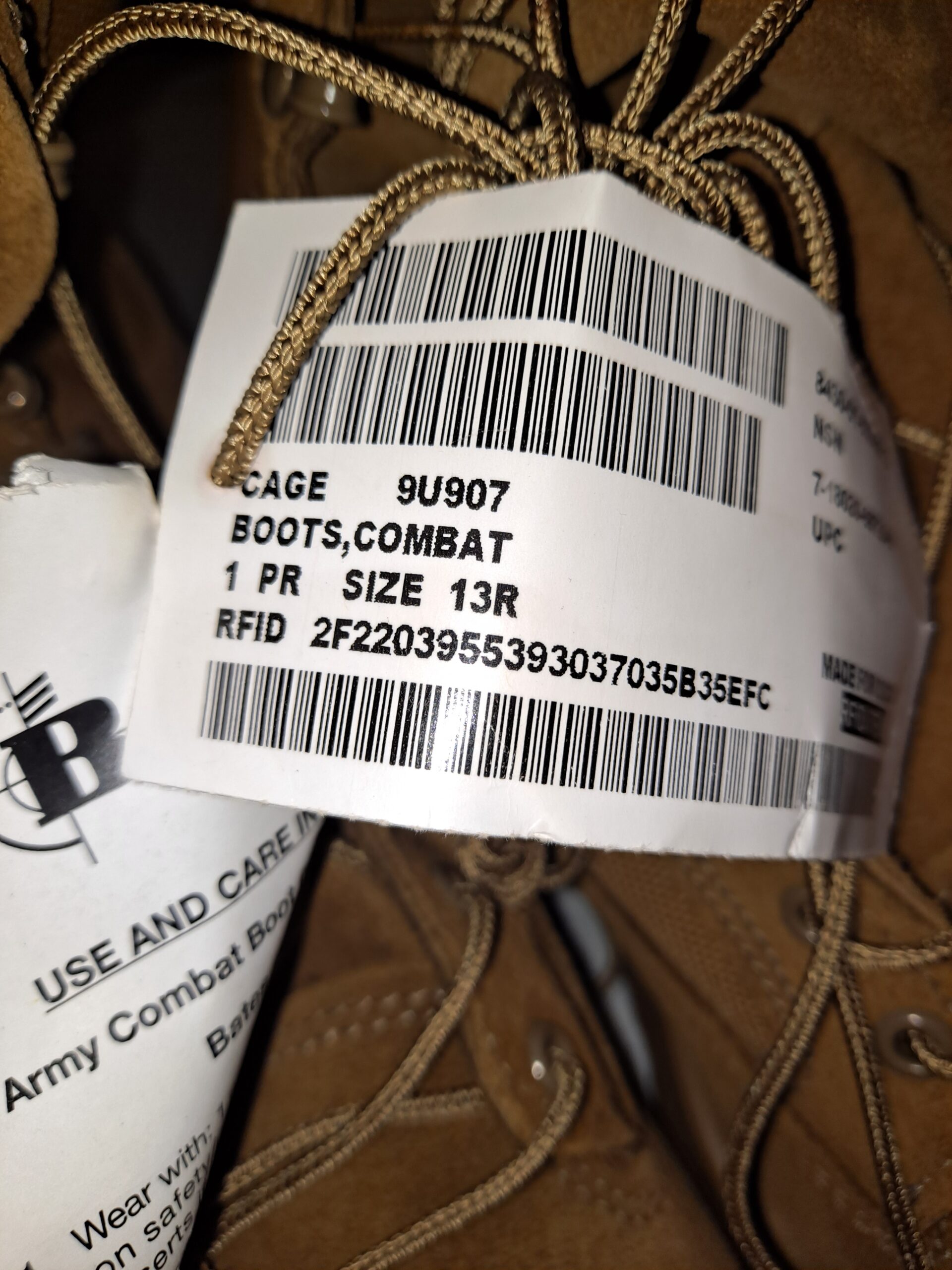 Boots, Tan made by Bates - Image 5