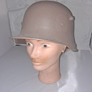 WW1 M16 German helmet repainted. Over 100 years old.