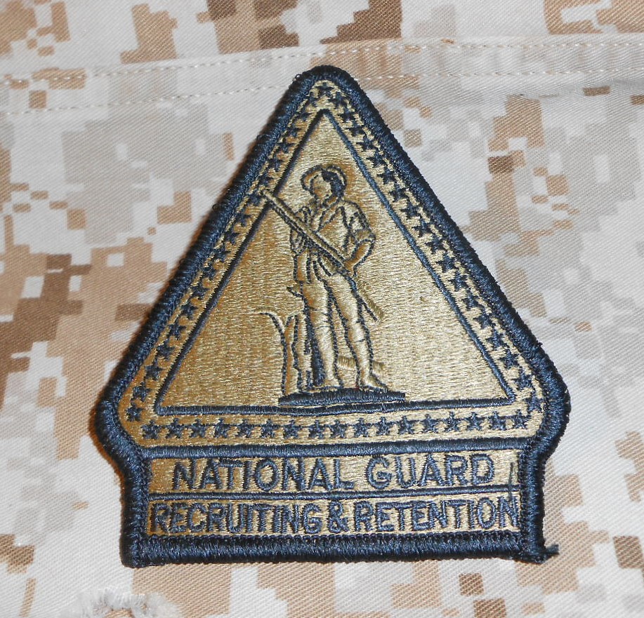 OCP ARMY NATIONAL GUARD RECRUITING BADGE CLOTH