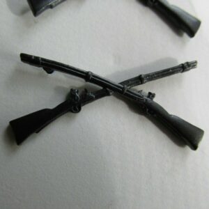 OFFICER INFANTRY COLLAR CLOTH INSIGNIA SUBDUED