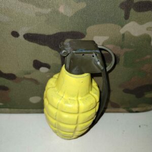 REPLICA EARLY WW2 4 PIECE YELLOW PINEAPPLE GRENADE