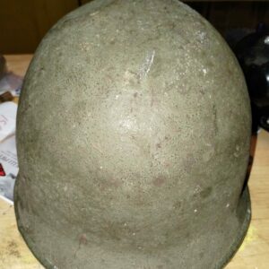 WW2 M1 HELMET FIXED BALE FRONT SEAMAN PAPER LINER VERY RARE!