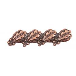BRONZE OAK LEAF ROW OF 4