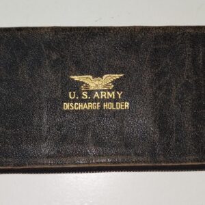 WW2 US Army Discharge holder