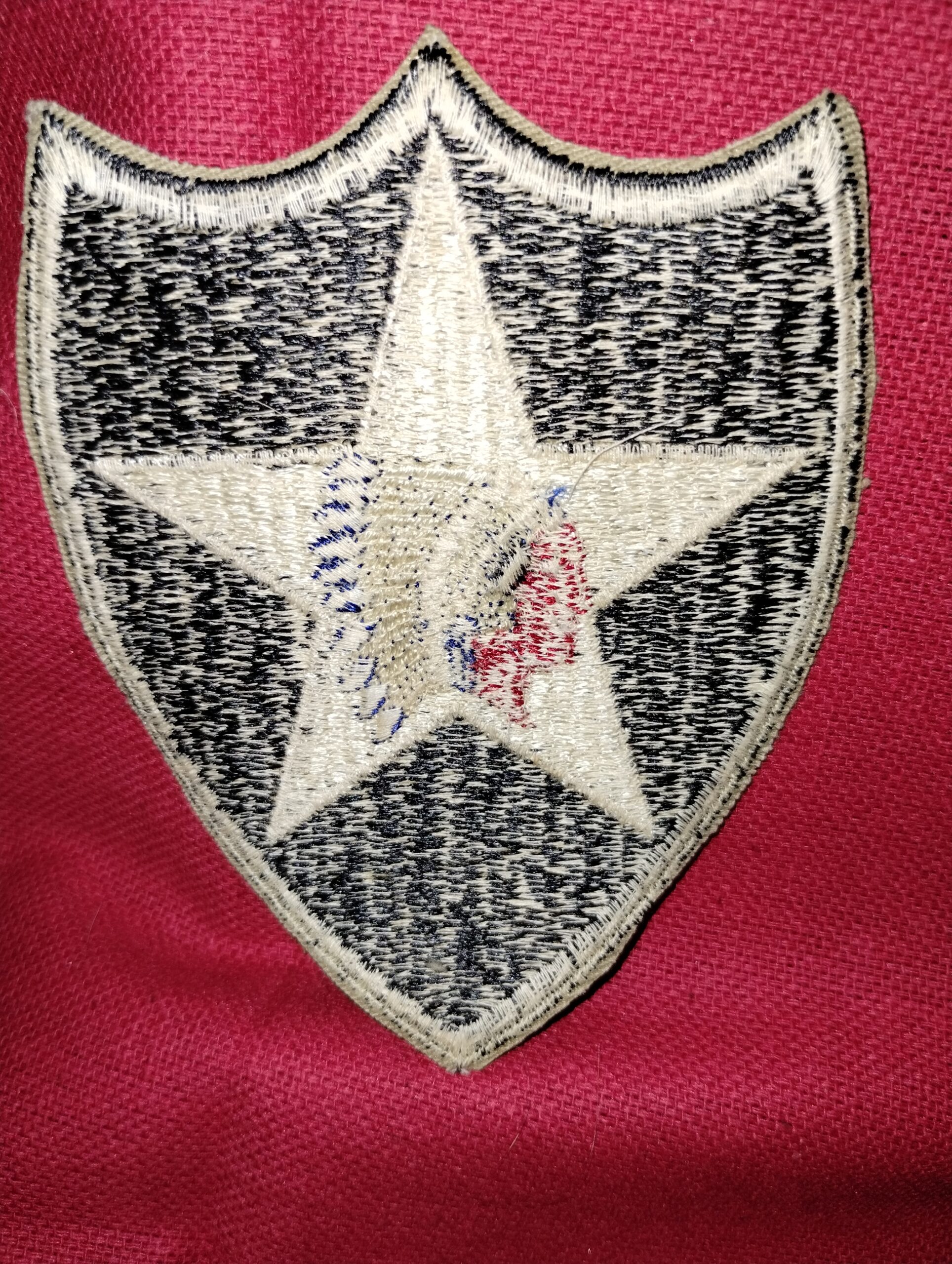 Vintage WW2 2nd Infantry Division Patch - Image 2