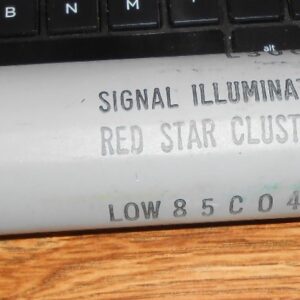 U.S. Military vintage M158 Red Star Cluster Flare LAST TWO LEFT!