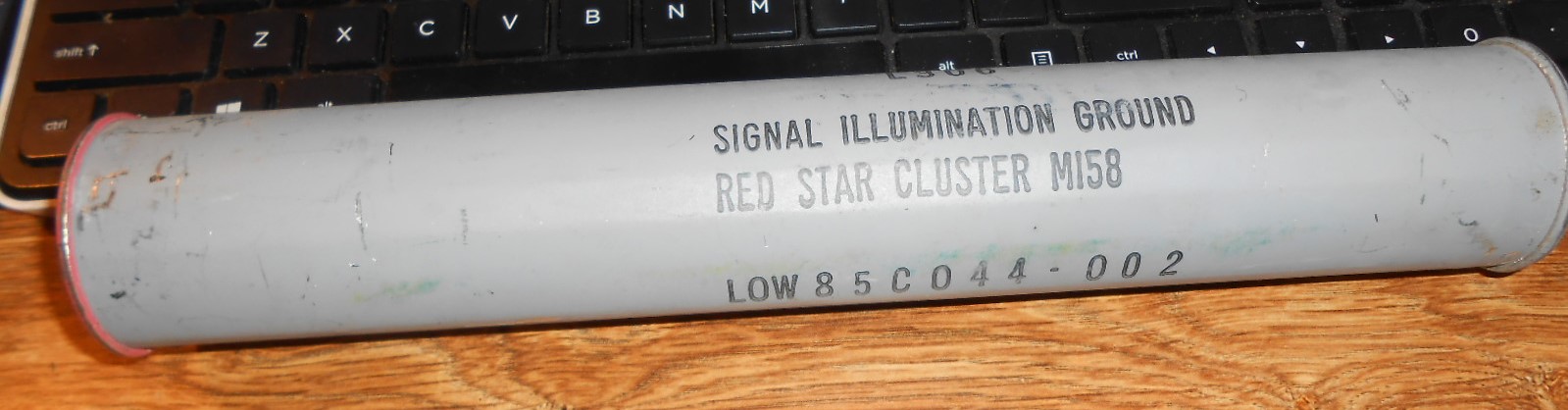 U.S. Military vintage M158 Red Star Cluster Flare LAST TWO LEFT!