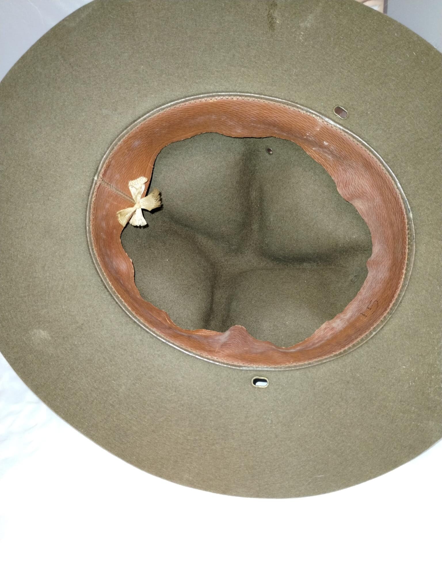 WW1 model 1911 Campaign Hat - Image 4