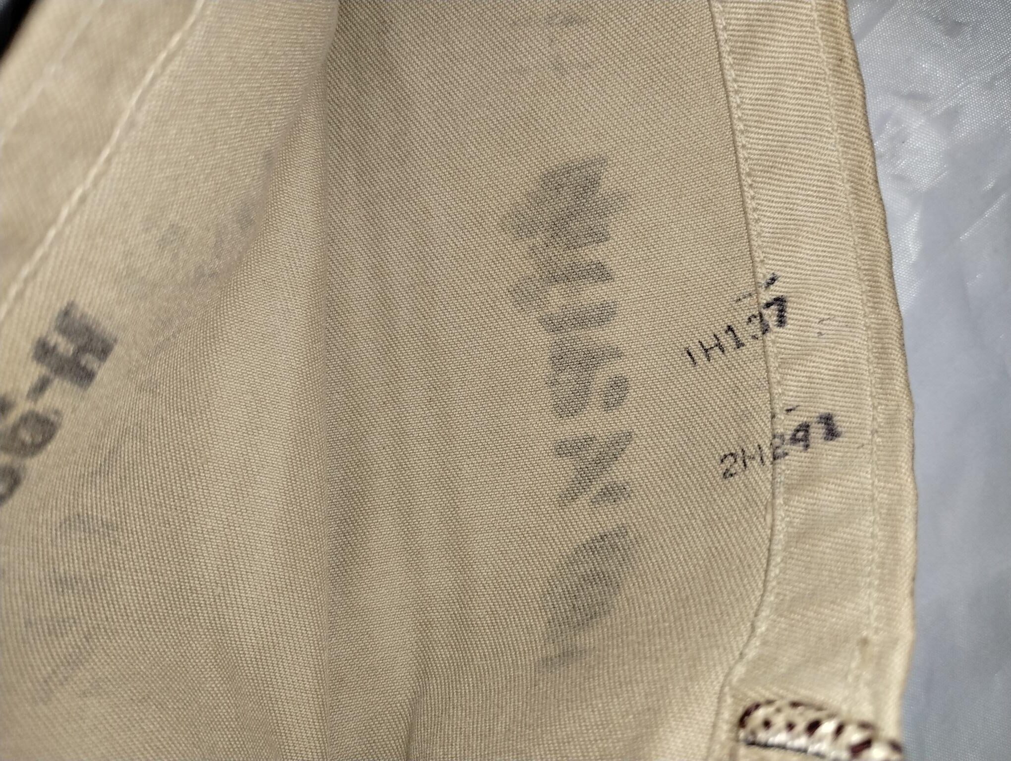 WW2 US Army khaki Garrison Cap Air Corps super marine and golden orange piped - Image 8