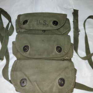 Korean war 3 pocket canvas Grenade pouch