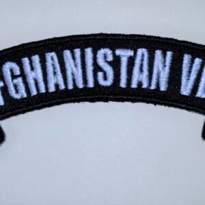 IRON ON PATCH AFGHANISTAN VET ROCKER