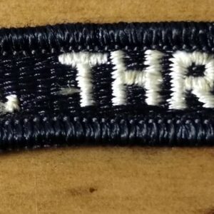 ORIGINAL US Navy Shoulder Rocker Tab FROM THE 1970'S - U.S.S. THRUSH