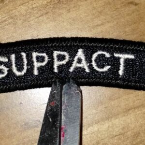 ORIGINAL US Navy Shoulder Rocker Tab FROM THE 1970'S - PERSUPPACT MED (United States Navy)