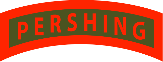 PERSHING TAB FOR DRESS UNIFORM