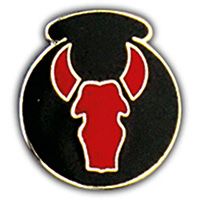 34th Infantry Division Lapel Pin 1" size