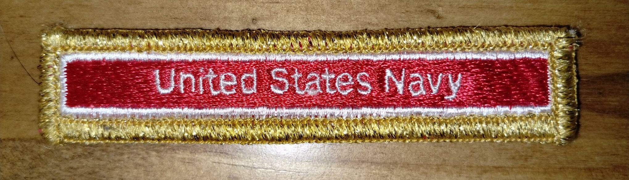 SEW ON PATCH UNITED STATES NAVY