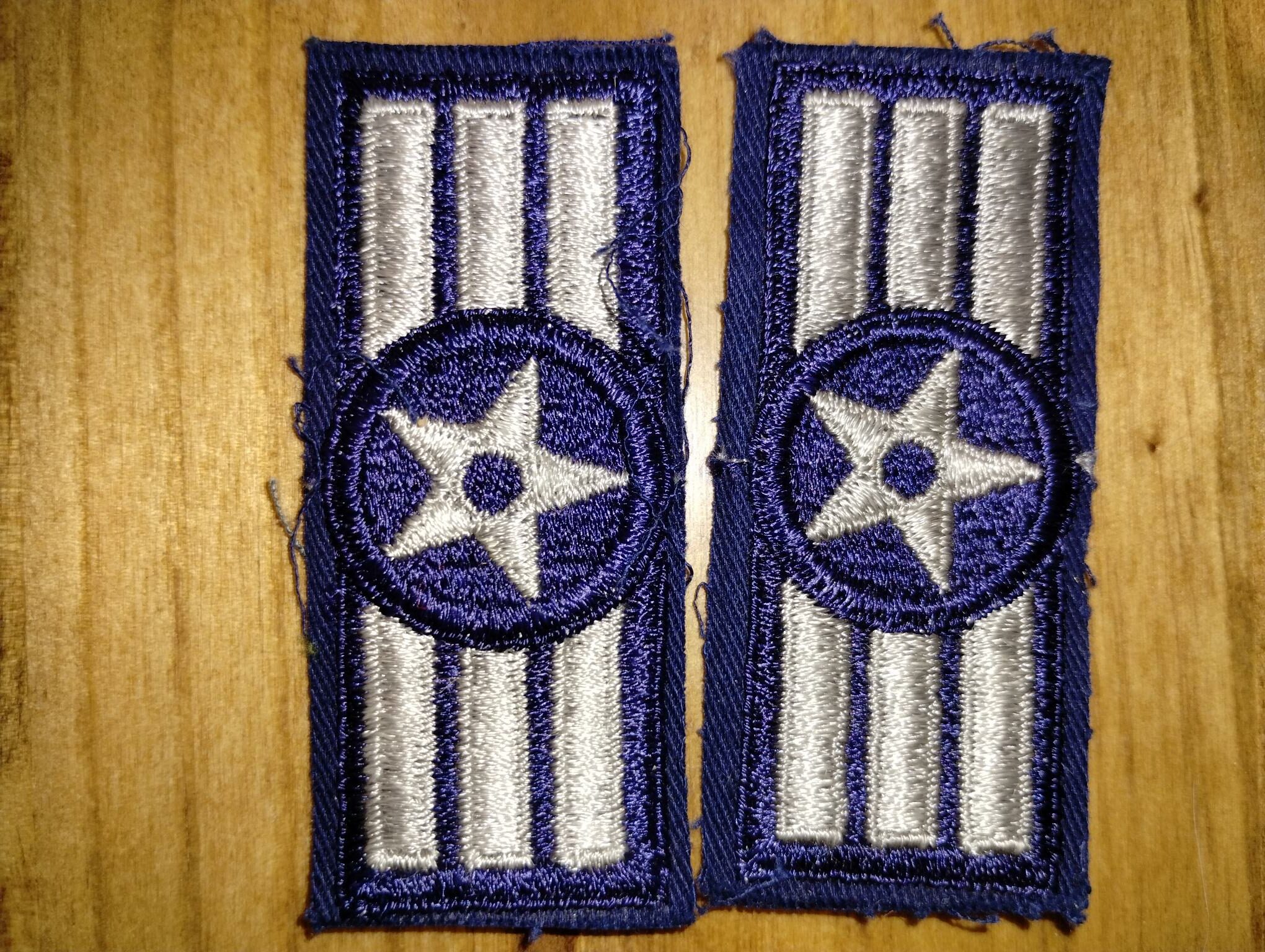 SEW ON PATCH 1950's Experimental Airman First Class chevron - Image 2