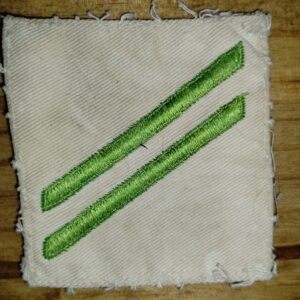 US NAVY SPECIALIST MARK - WHITE AND GREEN USN Airman Recruit (AR) SEAMAN APPRENTICE (E-2)