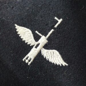 US NAVY SPECIALIST DISTINGUISHING MARK - AIRCRAFT MACHINE GUNNER WITH FLAW